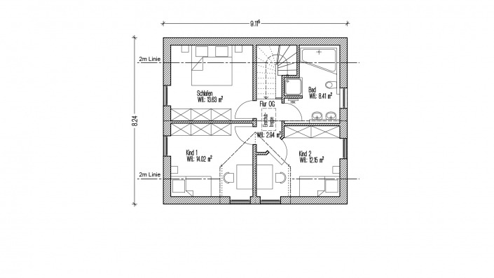 Haus des Montats Mai 2022 Grundriss Obergeschoss